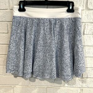 Calia Athletic Skirt- Blue/white, Size Medium